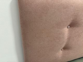 Cabezal de cama 135 rosa de tela