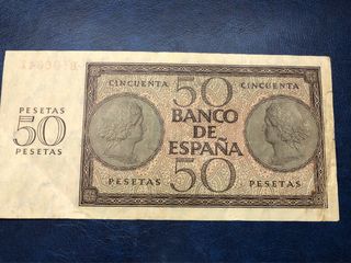 Billete 50 Pesetas Banco de España 1936