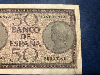 Billete 50 Pesetas Banco de España 1936