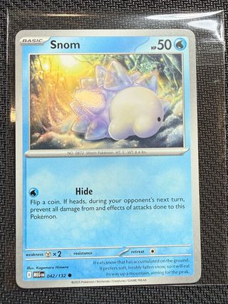 Carta Pokémon Snom 042/132 MEGA EVOLUTION