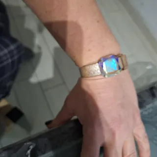 Bracciale Swarovski donna oro multicolor