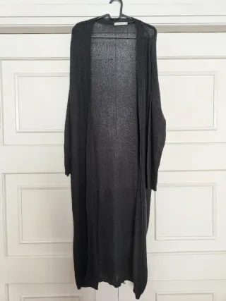 Jersey largo gris oscuro