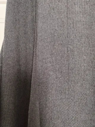 Jersey largo gris oscuro