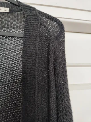 Jersey largo gris oscuro