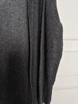 Jersey largo gris oscuro