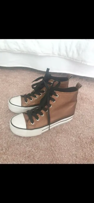 Zapatillas chica Tex cobre