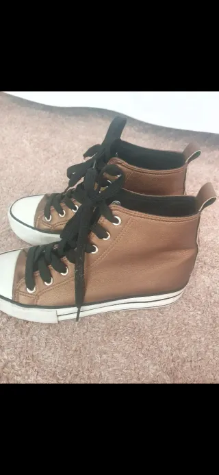 Zapatillas chica Tex cobre