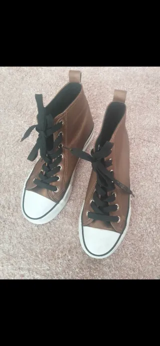 Zapatillas chica Tex cobre