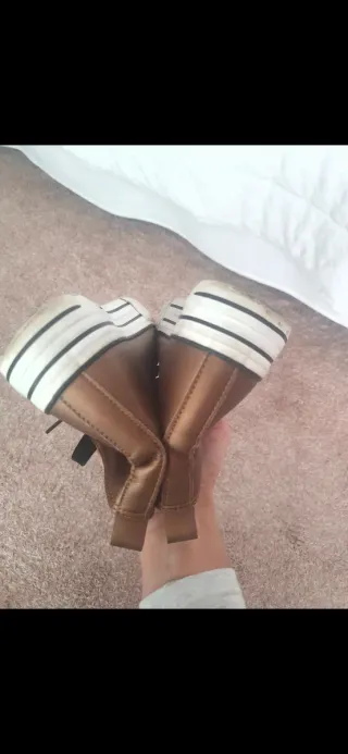 Zapatillas chica Tex cobre