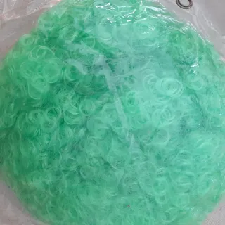 Set Carnevale: parrucca pagliaccio/stelle filanti