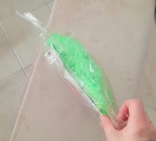 Set Carnevale: parrucca pagliaccio/stelle filanti