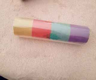 Set Carnevale: parrucca pagliaccio/stelle filanti