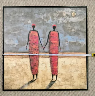 Impresión Friends at Dusk sobre madera