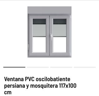 3.  Ventanas PVC oscilobatiente 117x100