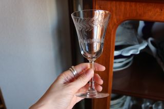 Cristalería 47 piezas tallada a mano