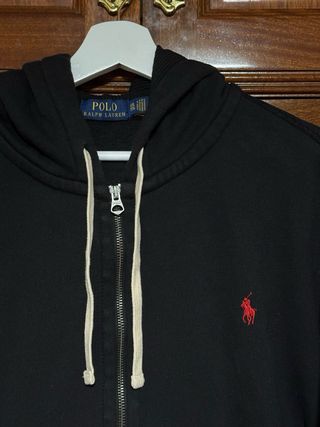 Sudadera Polo Ralph Lauren Negra Cremallera