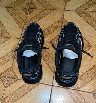 Zapatillas Dior Negras y Plateadas