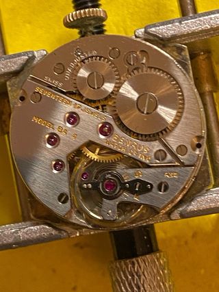 Orologio Benrus Uomo Vintage Oro Nero