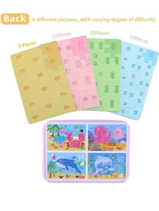 Puzzles Infantiles Caja Metálica