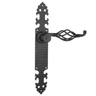 Juego Manivelas Farolillo Negro Metal