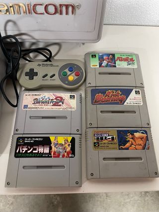 Consola Super Famicom Maletín + Juegos