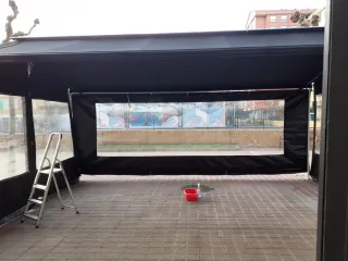 Carpa para eventos negra