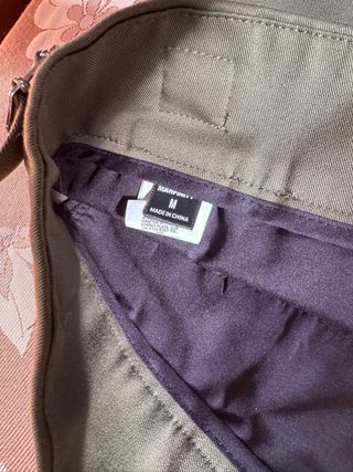 Pantalón de vestir verde hombre