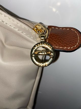 Bolso Longchamp Beige y Marrón