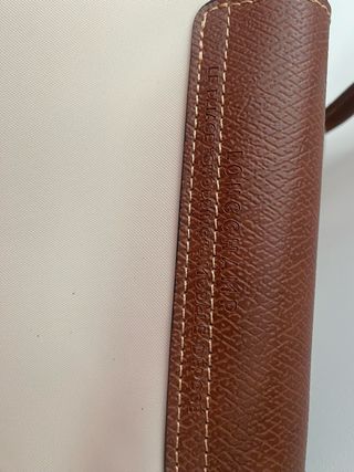 Bolso Longchamp Beige y Marrón