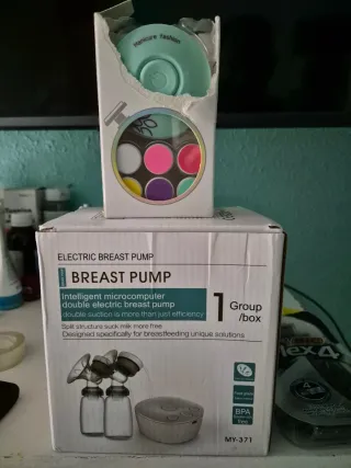 Sacaleches eléctrico y cortaúñas SIN USAR