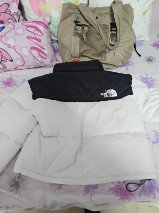 The North Face plumífero mujer negro/blanco