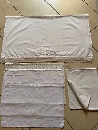 Set 5 pezzi culla neonato cotone