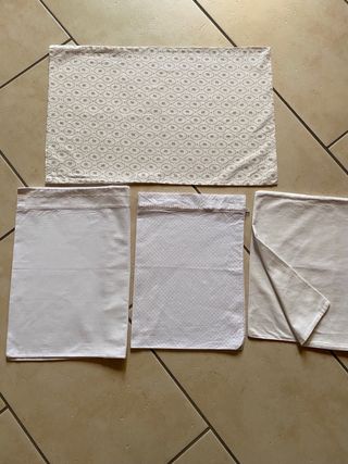 Set 5 pezzi culla neonato cotone