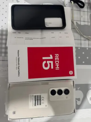 Xiaomi Redmi 15 256GB Blanco se acepta cambio