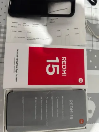 Xiaomi Redmi 15 256GB Blanco se acepta cambio