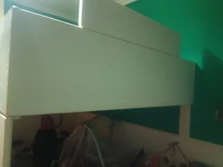 Cama alta con escalera