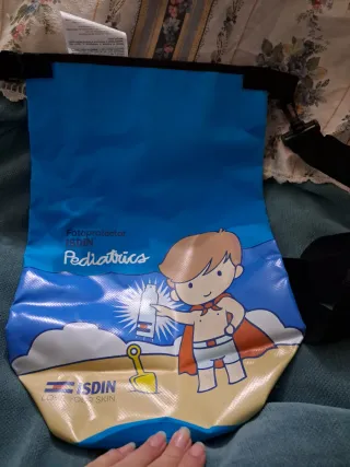 Bolsa de playa ISDIN azul