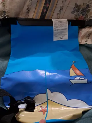 Bolsa de playa ISDIN azul