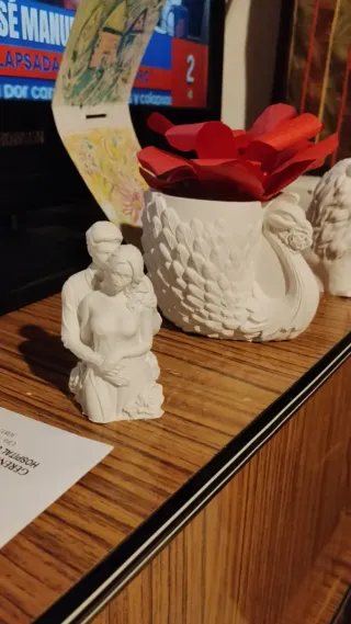 Figuritas de escayola especial san Valentín