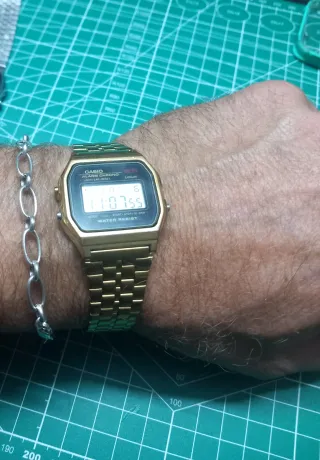 Casio A159WGE Vintage Dorado