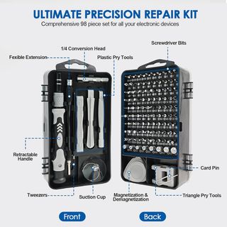 Juego Destornilladores Precisión 115 en 1