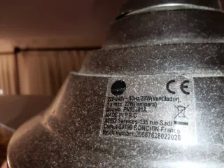 Tulipano per ventilatore da soffitto bianco, marca Inspire