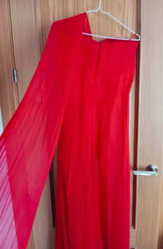 Vestido rojo Purificación García talla 42