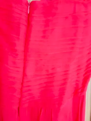 Vestido rojo Purificación García talla 42