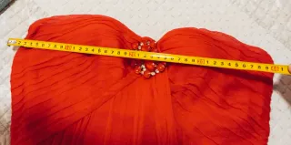 Vestido rojo Purificación García talla 42