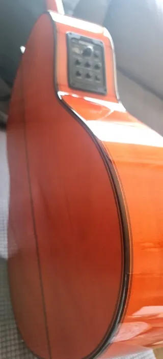 Guitarra Flamenca Amplificada Naranja