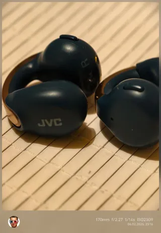 Auriculares JVC Azul y Dorado
