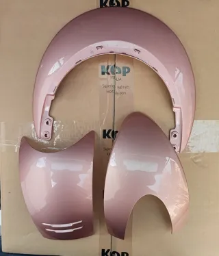 Kit 3 pezzi inserti con visiera KEP Italia cromo 2