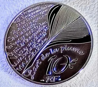 Moneda 10€ Francia 2025 - Viaje al Centro de la Ti