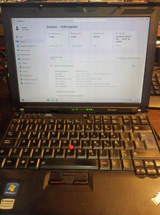 Portátil Lenovo X201 Negro